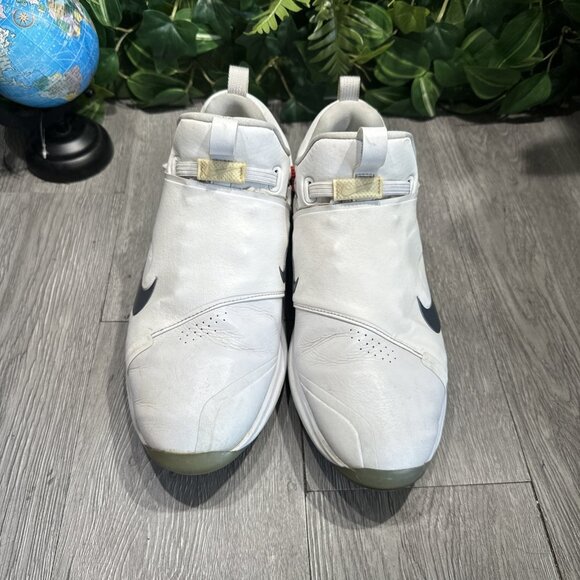 Nike Tour Premiere PGA Shoes White Silver Golf Cleats AO2241-101 Mens Size 11.5 main image 9